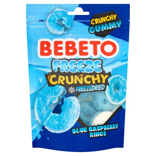 Bebeto Freeze Dried Blue Raspberry Ring 35g pack shot