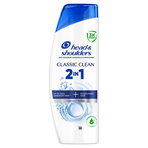 Head & Shoulders Base Classic 2In1 330ml pack shot