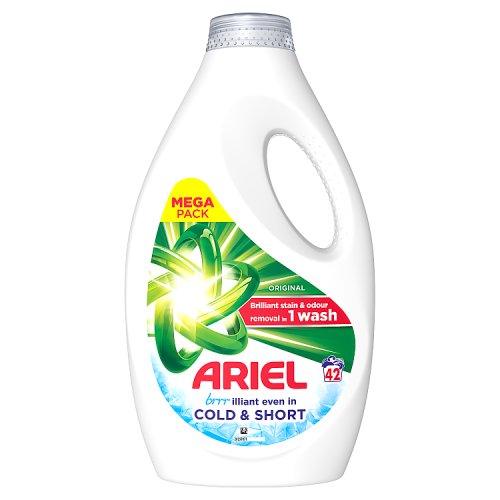 Ariel Liquid Mega Pack Original 42 Wash 1.386Ltr pack shot