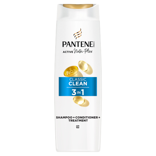 Pantene Classic 3in1 Pro-V Shampoo Basic/Normal 250ml pack shot