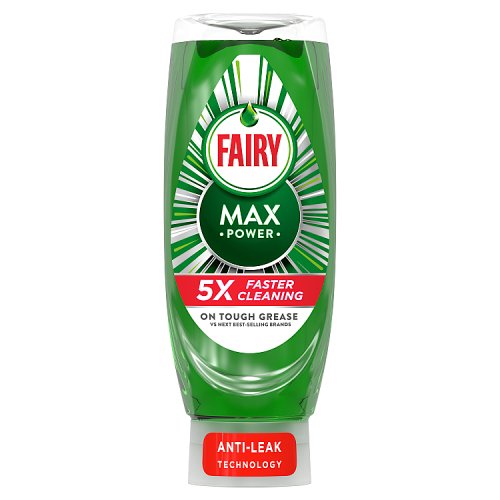 Fairy Wash Up Liquid Max Power Original 545ml pack shot