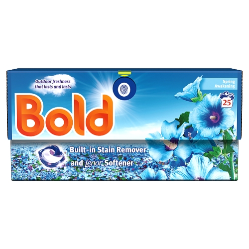 Bold All in 1 Washing Liquid Capsules Spring Awakening 25s pack shot