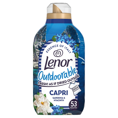 Lenor Outdoorable Capri Fabric Conditioner 53 Washes 742ml pack shot
