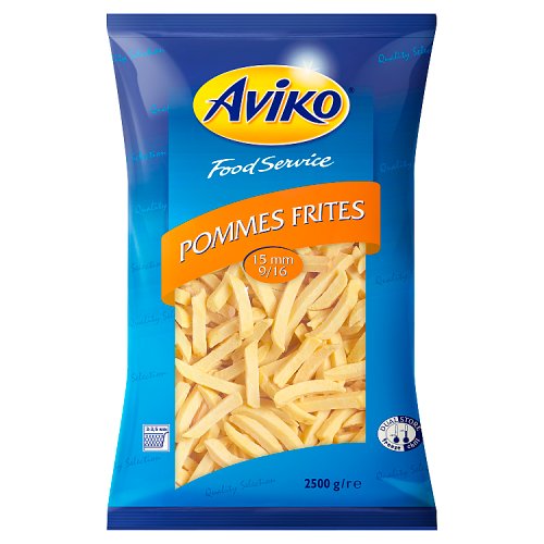 Aviko Thick Cut Freeze Chill Fries 15mm 2.27kg pack shot