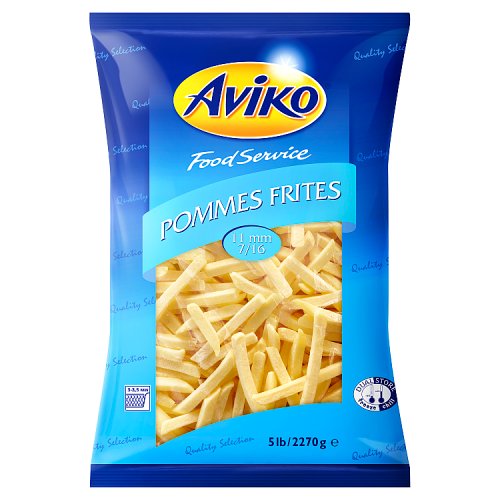 Aviko Medium Cut Freeze Chill Fries 11mm 2.27kg pack shot