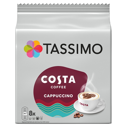 Tassimo Costa Cappuccino 16pk (16 x 17.55g) pack shot