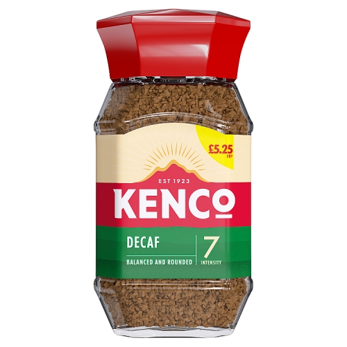 Kenco Decaf Instant Coffee 95g PMP pack shot