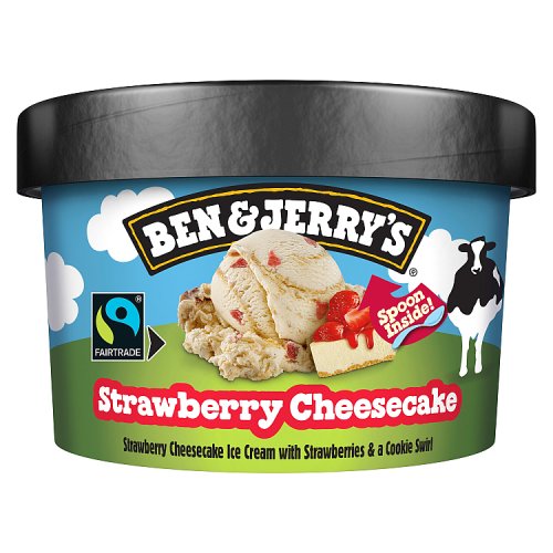 Ben & Jerrys Strawberry Cheesecake Ice Cream 100ml pack shot