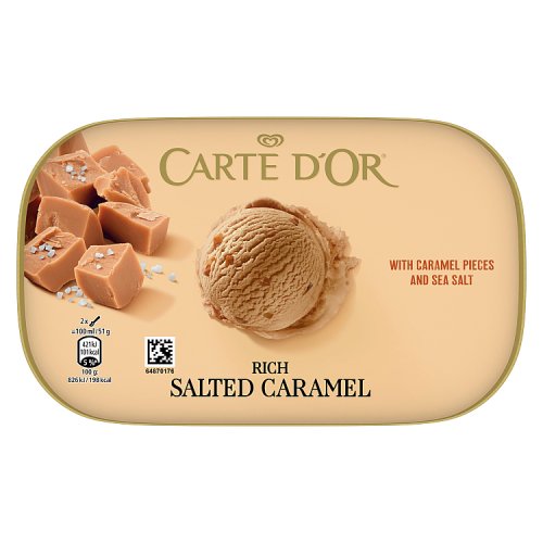 Carte D Or Salted Caramel Ice Cream 900ml pack shot
