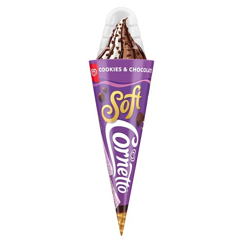 Cornetto Soft Cookie and Chocolate 140ml pack shot