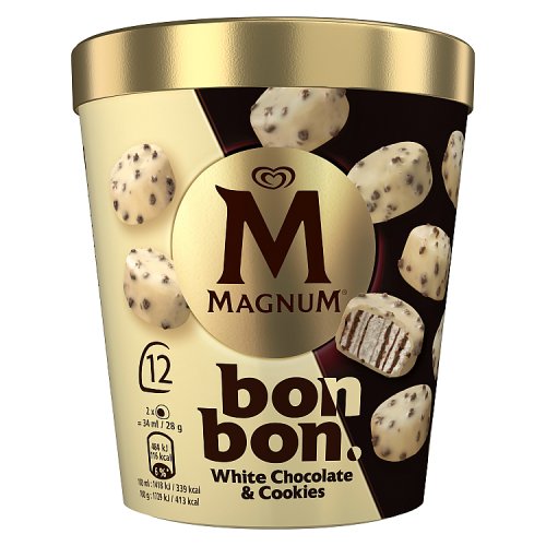 Magnum Bon Bon White Chocolate Cookie (12 x 17ml) pack shot