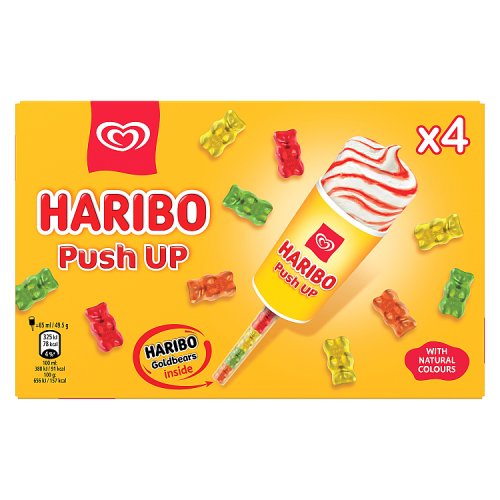 Haribo Push Up 4pk pack shot