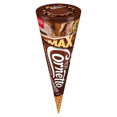 Cornetto Max Chocolate & Hazelnut 115ml pack shot