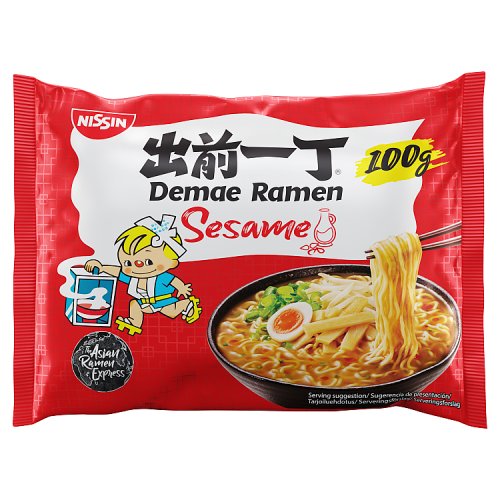 Nissin Demae Ramen Sesame Noodles 100g pack shot