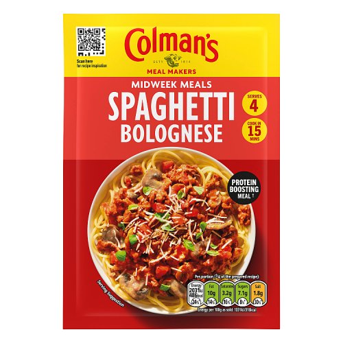 Colmans Mix Spaghetti Bolognese 45g pack shot
