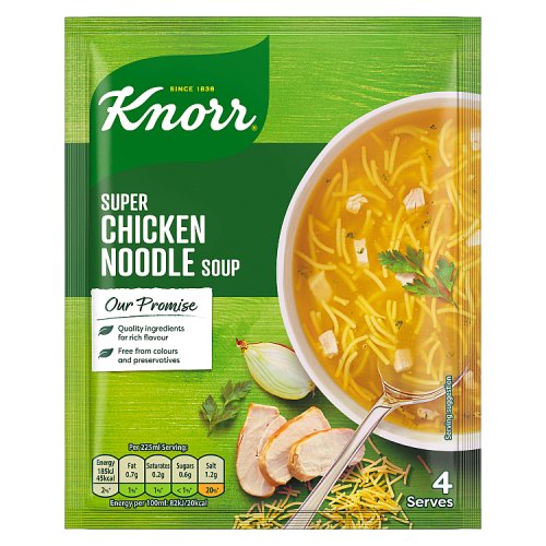 Knorr Chicken Noodle Packet Soup 51g pack shot