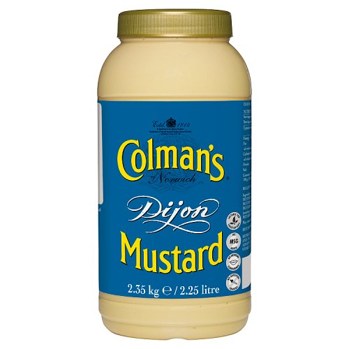 Colmans Mustard Dijon Jar 2.25Ltr pack shot
