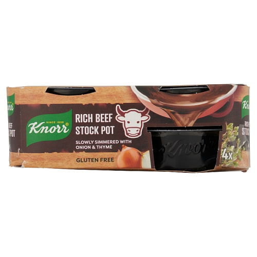 Knorr Stock Pot Rich Beef 4pk (4 x 28g) pack shot