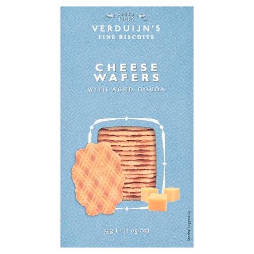 Verduijns Cheese Wafers 75g pack shot