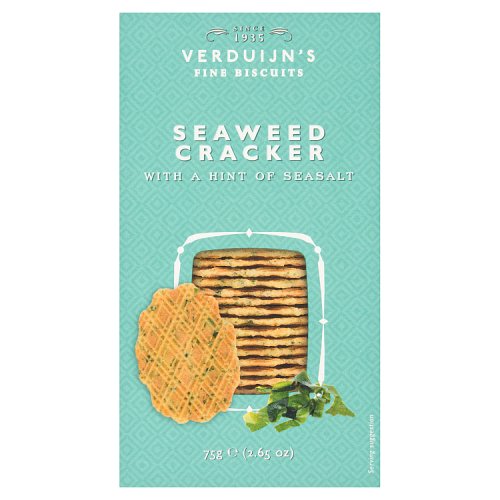 Verduijns Seaweed Crackers 75g pack shot