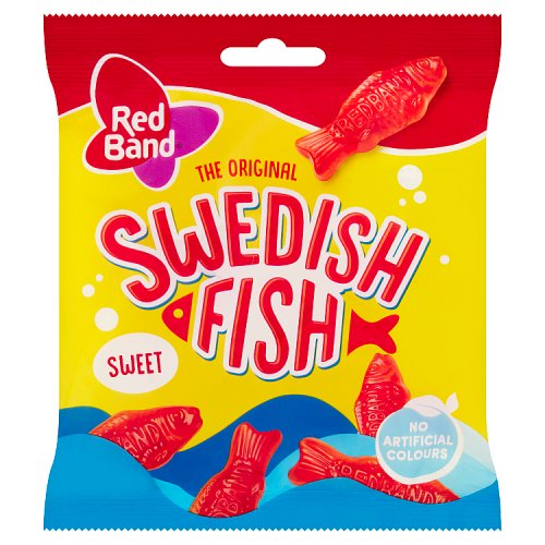 Swedish Fish Shaped Rasp Red Band 100g pack shot