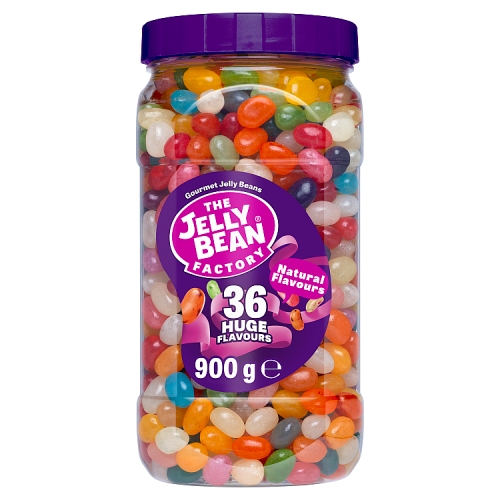The Jelly Bean Factory 36 Huge Flavours Gourmet Jelly Beans 900g pack shot