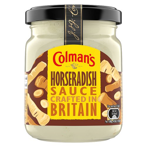 Colmans Sauces Horseradish 136g pack shot