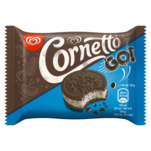 Cornetto Go Cookies and Cream 110ml pack shot