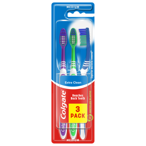 Colgate Toothbrush Ex Clean Triple Pack 3s pack shot