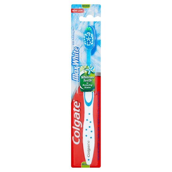 Colgate Toothbrush Max White Medium 1s pack shot