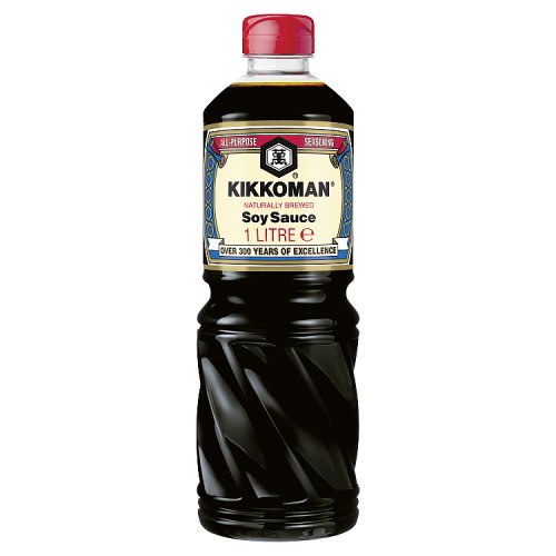 Kikkoman Soy Sauce 1Ltr pack shot