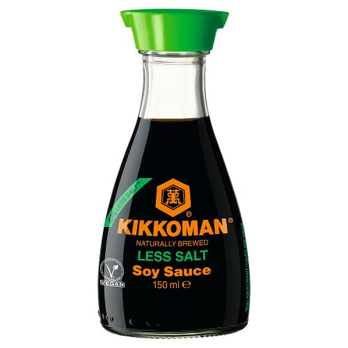 Kikkoman Less Salt Soy Sauce 150ml pack shot