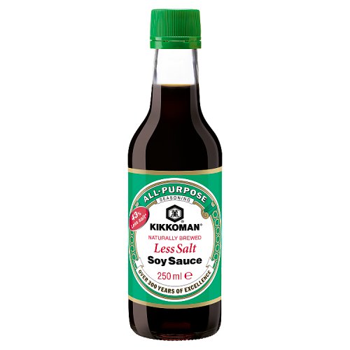 Kikkoman Less Salt Soy Sauce 250ml pack shot