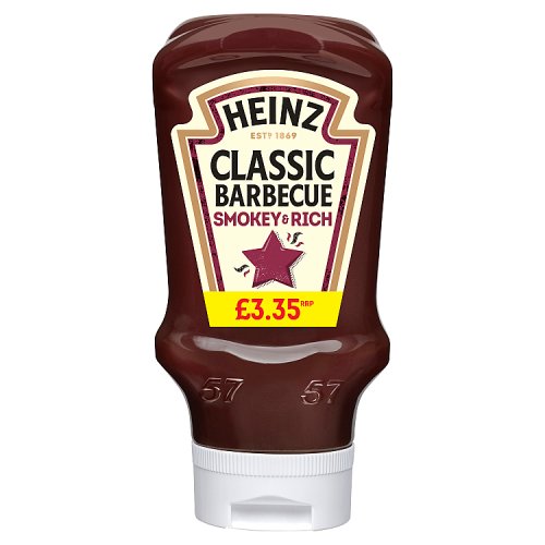 Heinz BBQ Sauce Classic PM £3.35 480g pack shot