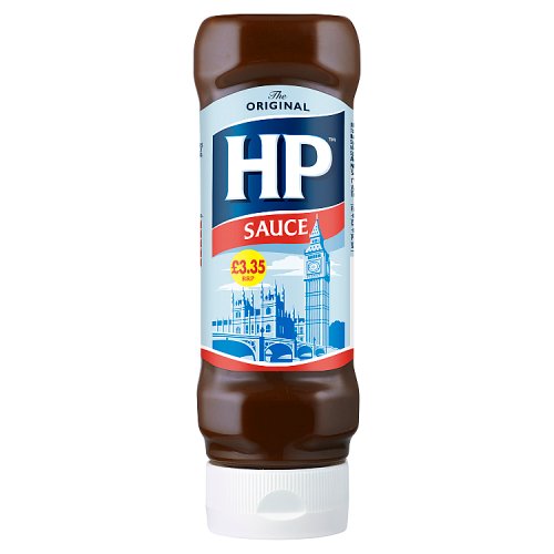 HP Brown Sauce Top PM £3.35 450g pack shot