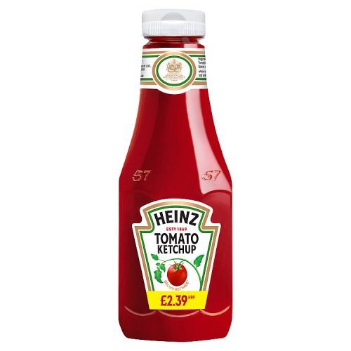 Heinz Tomato Ketchup Squeezy PM £2.39 342g pack shot