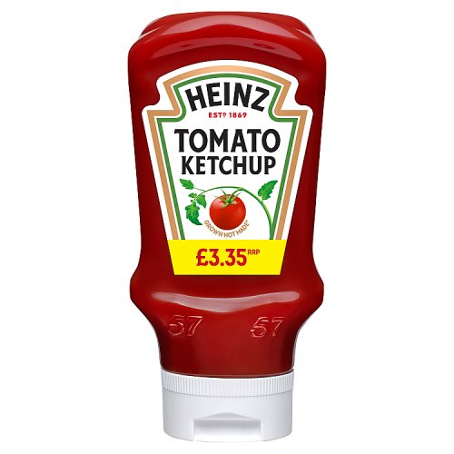 Heinz Tomato Ketchup Sauce Squeezy PM 3.35 460g pack shot