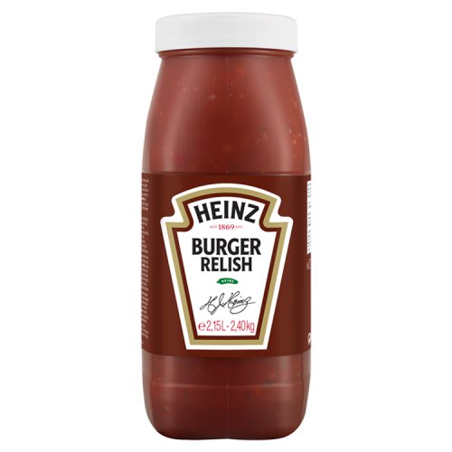 Heinz Burger Relish 2.15Ltr pack shot