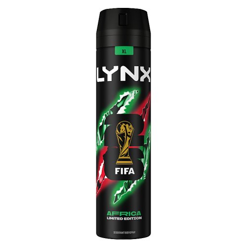 Lynx Bodyspray Africa XXL 250ml pack shot
