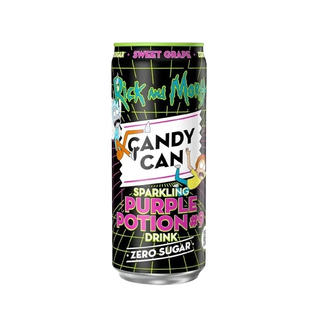 Candy Can Rick & Morty Purple Mix #9 Sweet Grape 330ml pack shot