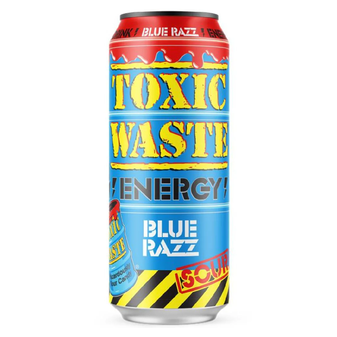 Toxic Waste Blue Razz Energy 500ml pack shot