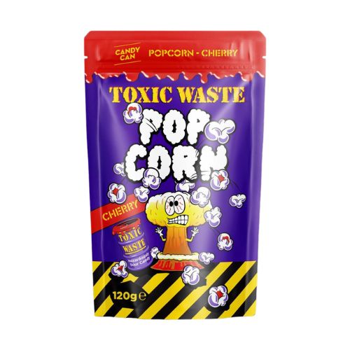 Toxic Waste Cherry Popcorn 120g (Available From Sept 26) pack shot