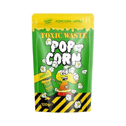 Toxic Waste Apple Popcorn 120g pack shot
