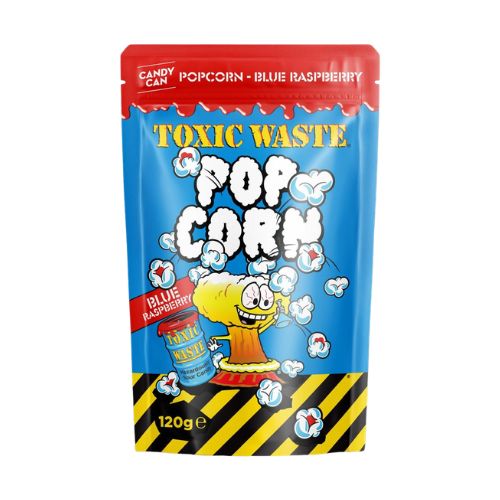 Toxic Waste Blue Raspberry Popcorn 120g pack shot