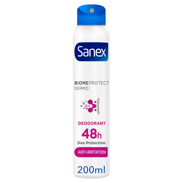 Sanex Deodorant Biome Anti Irritation 200ml pack shot