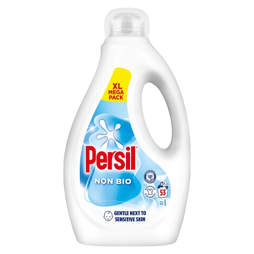 Persil Non Bio Washing Liquid Detergent 53W pack shot