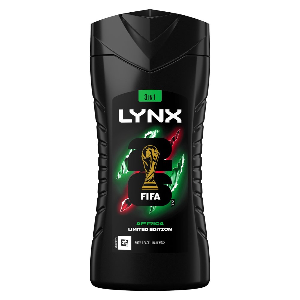 Lynx Shower Gel Africa 225ml pack shot