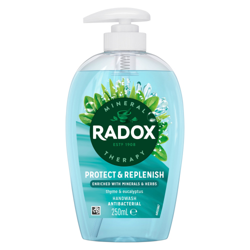 Radox Hand Wash Antibacterial Replenish 250ml pack shot
