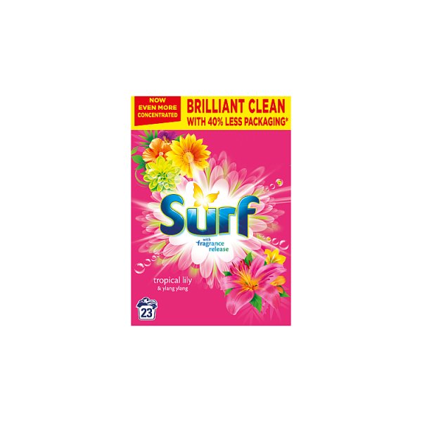 Surf Washing Powder Tropical Lily & Ylang Ylang 23w 1.15kg pack shot