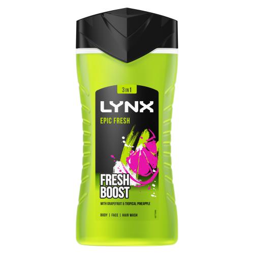 Lynx Shower Gel Epic Fresh 225ml pack shot